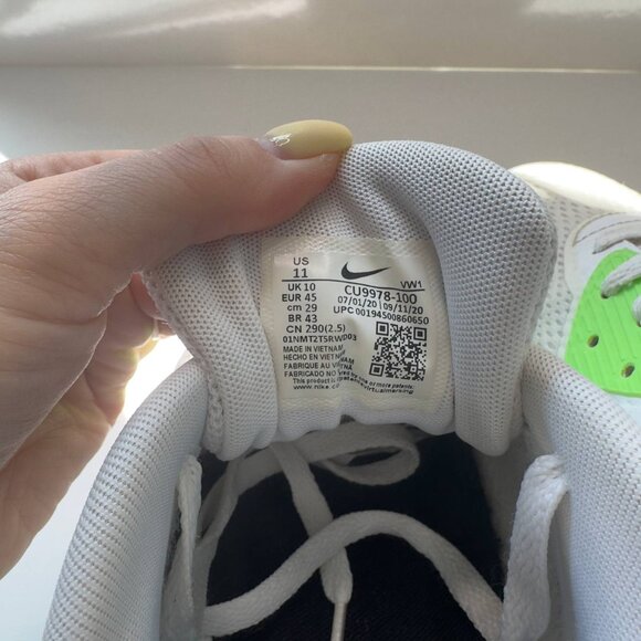 Nike Air Max 90  “White Flash Lime” – Men’s Size US 11 / EUR 45 - Picture 9 of 9